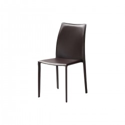 SOLENE Dark Brown Dining Chair