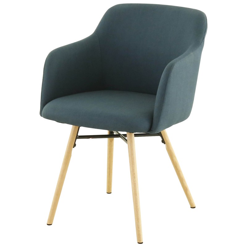 MAY FAUTEUIL Chair Dark Blue Fabric